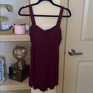 Maroon Romper